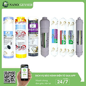 Mua Bộ 8 lõi lọc nước dùng cho các dòng máy UF  Nano Geyser Eco Crystal  Aqua... - Hàng Chính Hãng