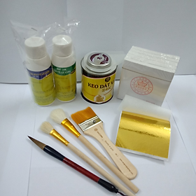 Mua Combo dát vàng trên đồ đồng  đồ thờ bằng kim loại  gỗ  nhựa  trang trí các sản phẩm thủ công mỹ nghệ  tượng phật