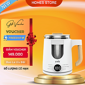 Mua Ấm Siêu Tốc Đa Năng Cao Cấp UNIE UEK1081W Sang Trọng Tiêu Chuẩn Đức 6 Chức Năng Nấu Pha  Dung Tích 1 Lít Công Suất 1000 W  - Hàng Chính Hãng