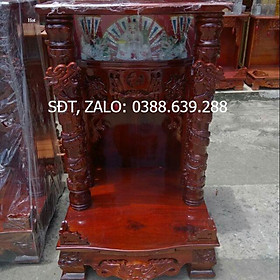 Mua Bàn Thờ Thần Tài Ông Địa gỗ Tràm 48-81cm