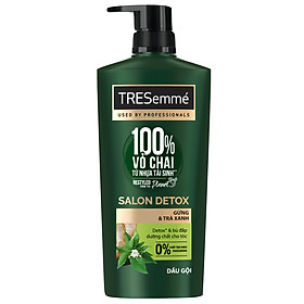 Dầu Gội Tresemmé Salon Detox Gừng Và Trà Xanh Detox Tóc Chắc Khoẻ (640g)