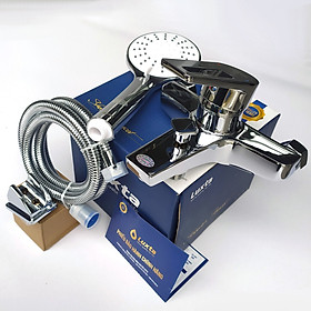 Mua Vòi Sen Tắm Đồng Thau Mạ Crome Nóng Lạnh LUXTA L2226SX5 Tay Sen Tắm TX22 điều chỉnh 3 chế độ