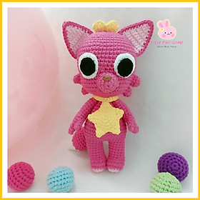 Thú len nhồi bông handmade - Pinkfong - An toàn cho bé