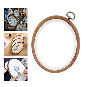 Embroidery Resin Hoops Oval Hanging Cross Stitch Hoop Frames