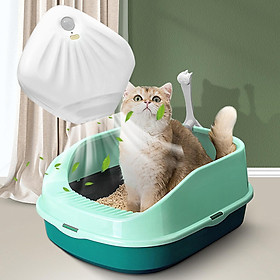 Cat Litter Box Odor Removal USB Smell Remover Odor Eliminate Portable Cat Odor Remover Air Cleaner for Cat Toilet Kitchen