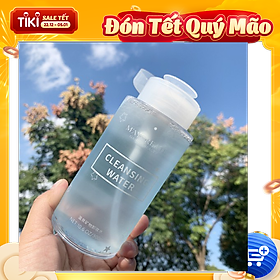 Nước tẩy trang Cleansing Water 300ml làm sạch sâu MayCreate nắp trắng