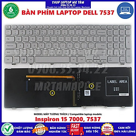 BÁO GIÁ Màn Hình Laptop Dell 7537 | Shopee Lazada Sendo Tiki mới nhất 72 (KEYBOARD) BÀN PHÍM LAPTOP DÀNH CHO DELL 7537 (US) dùng cho Inspiron 15 7000, 7535 7537