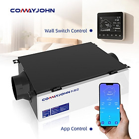 Mua Máy cấp không khí tươi Comay John 250m3/h 4 màng lọc PM2.5  Hepa Nhật Bản - Hàng chính hãng
