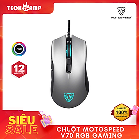 Chuột Motospeed V70 RGB GAMING - Hàng chính hãng