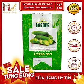 Mua Hạt Giống Dưa Leo Baby Sai Trái 5 Hạt - Trồng Hạt Giống Rau Củ Quả Bằng Đất Sạch  Xơ Dừa  Mùn Dừa Và Phân Bón Hữu Cơ