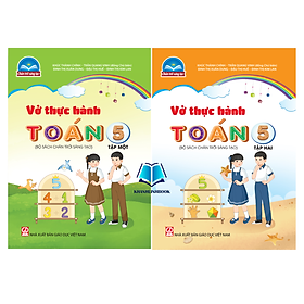Sách - Combo Vở thực hành Toán 5 - tập 1 + 2 (Bộ sách Chân trời sáng tạo)
