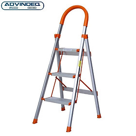 Mua Thang nhôm ghế 3 bậc bản to xếp gọn Advindeq ADS703 - Hàng Chính Hãng