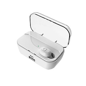 Wireless Bluetooth 5.0 Headphones Mini Invisible Earphone In-ear Music Headset Charging Box Hands-free With Mic
