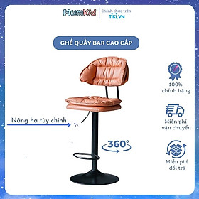 Mua Ghế Quầy Bar Chân Xoay 360 độ Nêm Bọc Da Sang Trọng  Ghế Trang Điểm Makeup Nâng Hạ Chiều Cao Cao Cấp