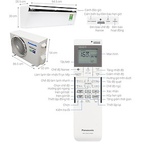 Mua Máy lạnh Panasonic Inverter 2 HP CU/CS-VU18UKH-8-HÀNG CHÍNH HÃNG-GIAO HÀNG TOÀN QUỐC