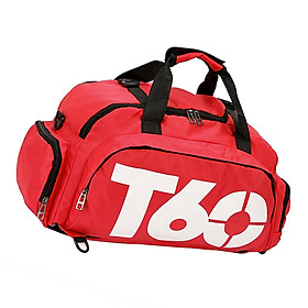 Waterproof Yoga Gym Duffel Bag Sports Handbag Shoes Compartment Yellow