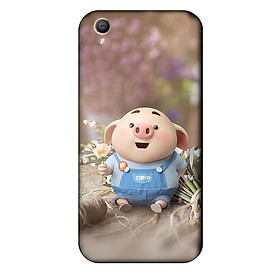 Ốp lưng nhựa cứng nhám dành cho Oppo Neo 9 A37 in hình Heo Cỏ Cây