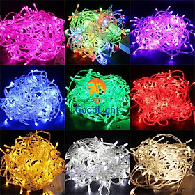 Dây đèn led trang trí 10m V8,dây đèn trang trí tết, noel, trang trí ngoài trời