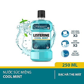 Nước Súc Miệng Hương Bạc Hà Listerine Cool Mint (250ml) - 8850007813040
