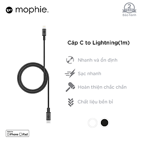 Dây Cáp USB-C To Lightning Chuẩn MFi Cho iPhone Mophie 1m