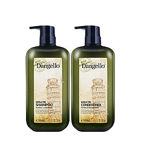 Bộ Dầu Gội và Dầu Xả D'angello Keratin 800ml