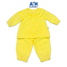 Bộ quần áo dài bé gái họa biết Bèo vàng tơ - AICDBGZ5BORH - AIN Closet