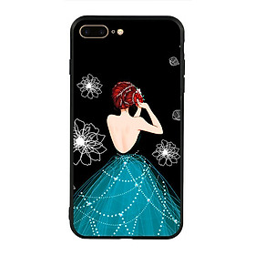 Ốp lưng viền TPU cho điện thoại Iphone 7 Plus/8 Plus - Girl 04