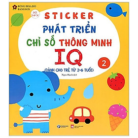 Sticker Phát Triển Chỉ Số Thông Minh IQ - Tập 2