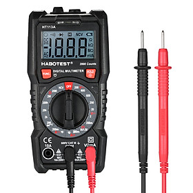 Máy Kiểm Tra Rò Rỉ Điện Có Màn Hình LCD Và Đèn Pin HABOTEST (2000 Lần Đếm)