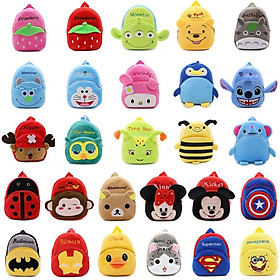 Cartoon Kids Boys Girls Plush Backpacks Baby Cute Children School Bags