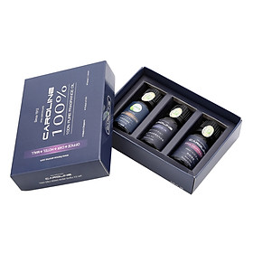 Combo 3 chai tinh dầu caroline 10ml - cam, nước hoa, hoa hồng