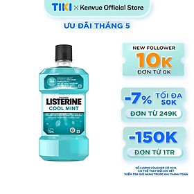 Nước Súc Miệng Hương Bạc Hà Listerine Cool Mint (750ml)