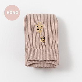 Quần tất cotton thêu thú ngộ nghĩnh đáng yêu cho bé gái