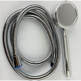 Vòi sen tắm KG15S tăng áp, tay sen bằng hợp kim nhôm siêu mạnh giúp tiết kiệm nước, dùng được cho nước nóng - Hàng chính hãng - Tay sen + Dây sen 