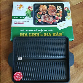 Mua Chảo Nướng Chống Dính Hình Chữ Nhật Gia Linh 25x31cm
