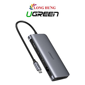 Cổng chuyển đổi Ugreen USB-C 9-in-1 Multifunctional Adapter CM179 40873 - Hàng chính hãng