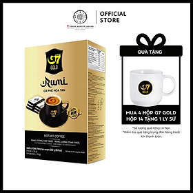 Trung Nguyên Legend - Cà phê sữa hòa tan G7 Gold Rumi - Hộp 14 gói x 18gr