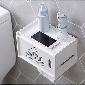Mua Hộp Đựng Khăn Giấy Và Xà Bông Tắm Bằng Gỗ Ép
