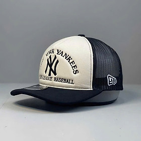 (NEW) Nón kết, mũ lưỡi trai NY vải Kaki phối lưới nhập khẩu thời trang (Ảnh thật)