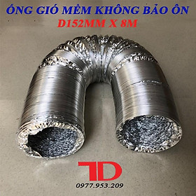 Mua Ống gió mềm không bảo ôn D152mm x 8m