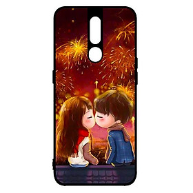Ốp lưng dành cho điện thoại Oppo F11 Pro Couple Kiss- Hàng Chính Hãng