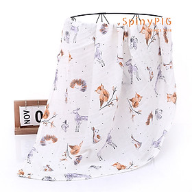 Khăn xô quấn sơ sinh chăn xô mỏng 2 lớp cotton nhiều hoạ tiết cực xinh cho bé