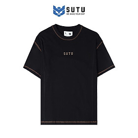 Áo Thun Cổ Viền Unisex SUTU Form Oversize Năng Động Chất Liệu Cotton 100% Cao Cấp Co Giãn 2 Chiều Thoáng