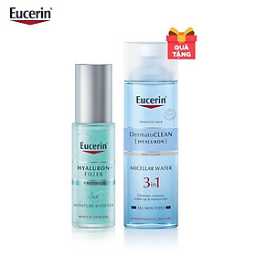 Eucerin Tinh Chất Cấp Ẩm & Ngăn Ngừa Lão Hóa 30ml Tặng Eucerin Nước Tẩy Trang Eucerin Dermato Clean 3in1