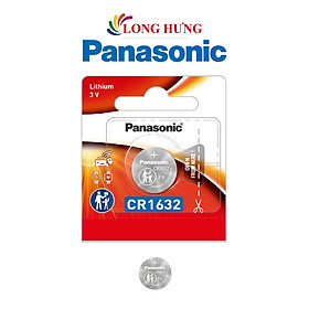 Vỉ Pin nút Panasonic 3V CR-1632/5BN (1 viên/5 viên) - Hàng chính hãng