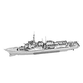 Mô Hình Lắp Ráp 3d Tàu khu trục lớp Arleigh Burke - USS Pinckney