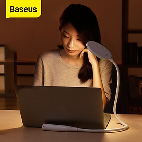 Đèn LED Baseus Comfort Reading Charging Uniform Light Hose Desk Lamp White