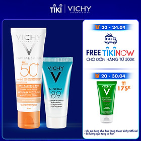 Bộ Kem Chống Nắng (Có Màu) Ngăn Sạm Da Và Giảm Thâm Nám Vichy Capital Soleil Anti-Daskspot