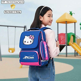 Balo học sinh tiểu học nữ Xbags Pretty XB3018 – balo dễ thương nhẹ bền chống nước kèm bóp bút