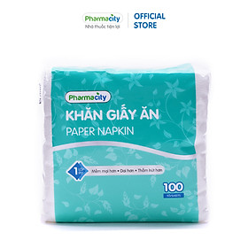 Giấy ăn Pharmacity Gói 100 tờ